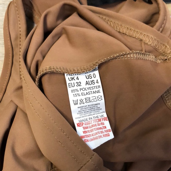 PLT Brown Crop Top - Picture 7 of 7